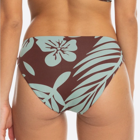 NWT ROXY -Palm Cruz Triangle Bikini- BITTER CHOCOLATE PALMERIA (adjustable) - Picture 12 of 14